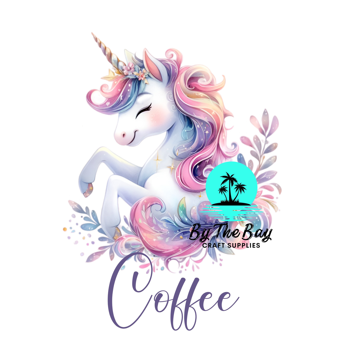 Unicorn Tea/Coffee/Sugar jar decal