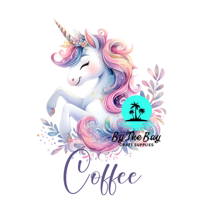 Unicorn Tea/Coffee/Sugar jar decal