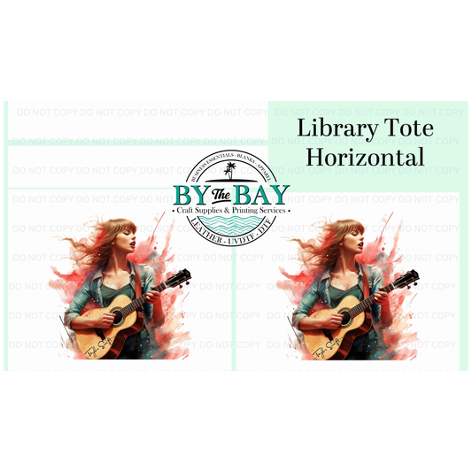 TS Guitar Horizontal Library Tote