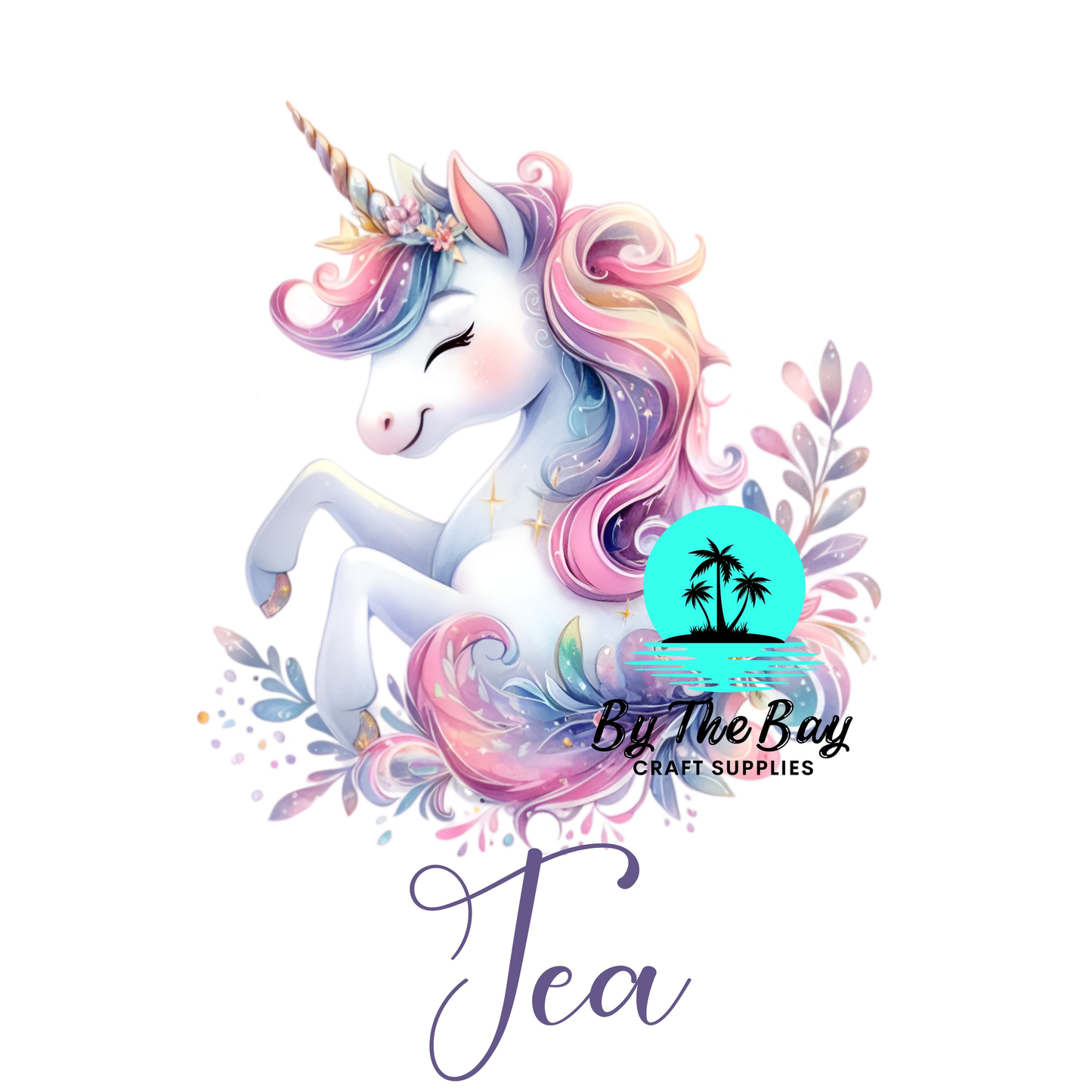 Unicorn Tea/Coffee/Sugar jar decal