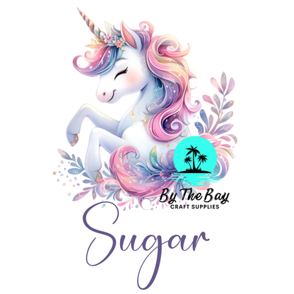 Unicorn Tea/Coffee/Sugar jar decal