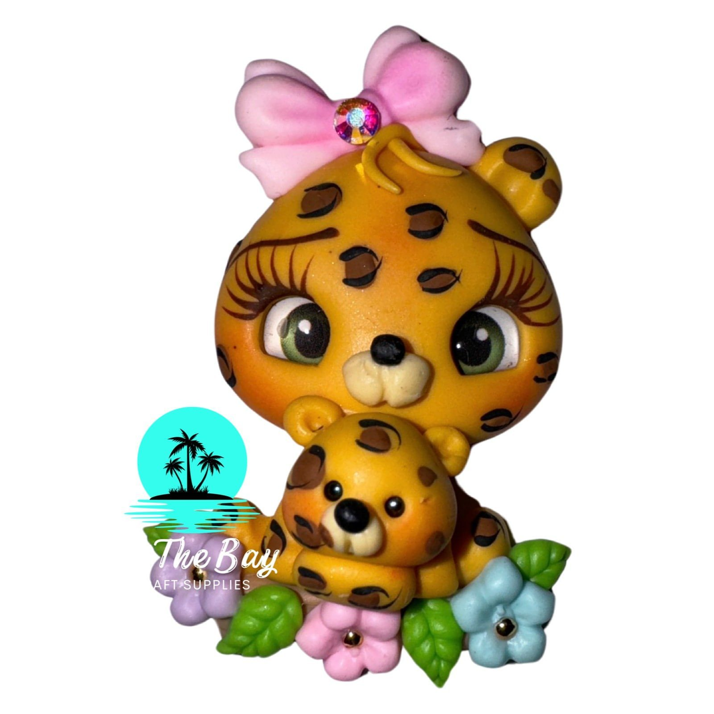 Giraffe & baby (3/4cm)