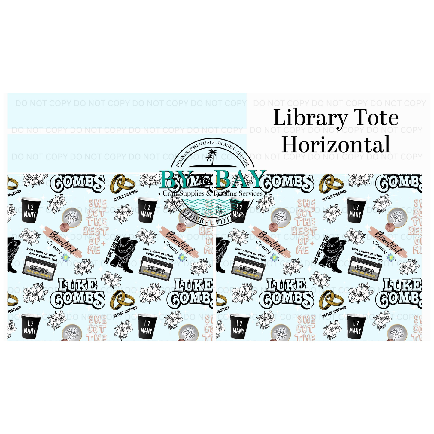 Luke Horizontal Library Tote