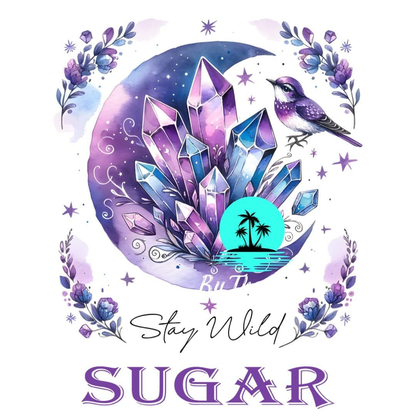 Stay wild Rea/Coffee/Sugar uv decal