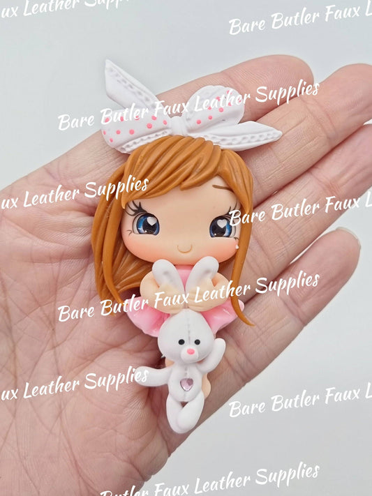 Girl with Bunny Ears - Bare Butler Faux Leather Supplies 