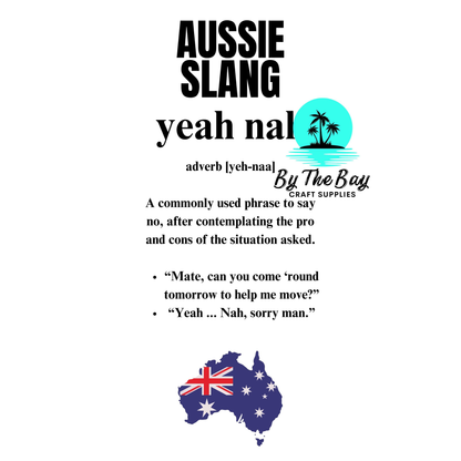 Aussie Slang - Keyring UV Print