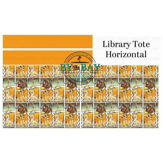 LK Horizontal Library Tote