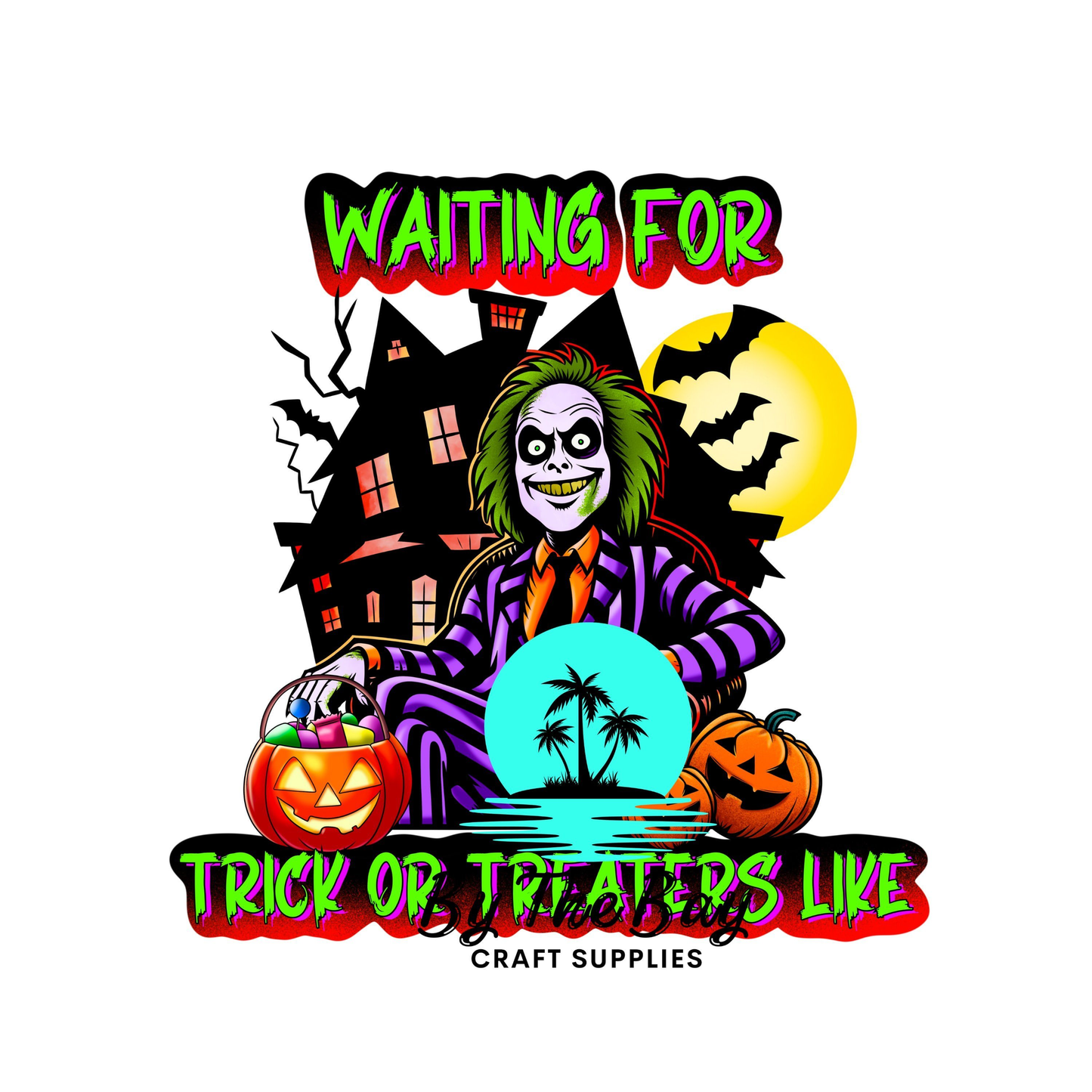 Waiting for trick or treat UVDTF