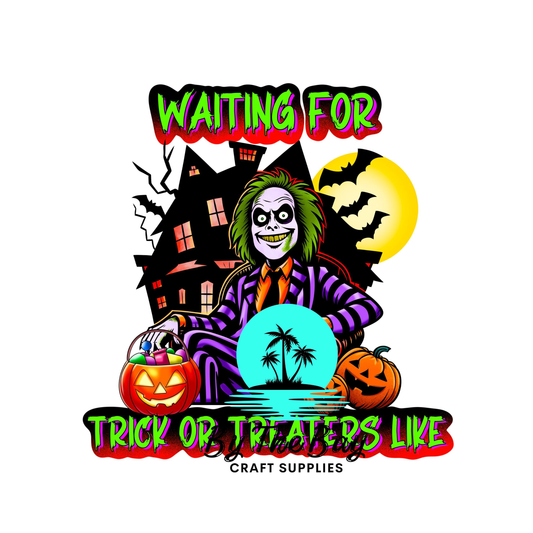 Waiting for trick or treat UVDTF