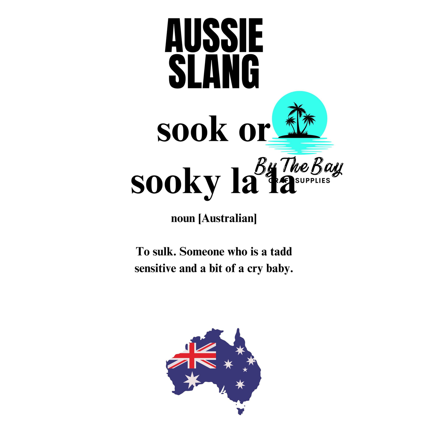 Aussie Slang - Keyring UV Print