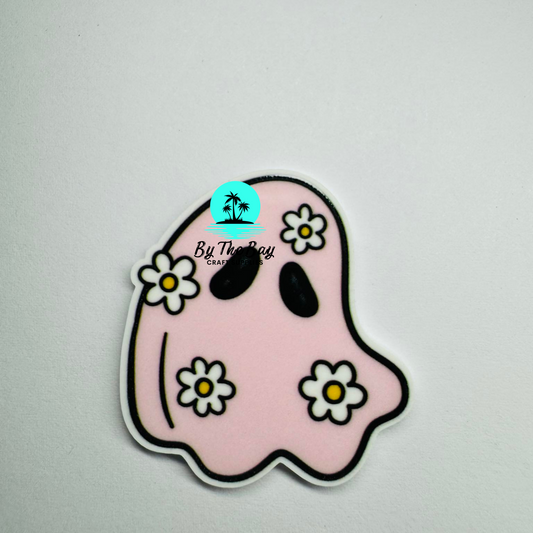 Cute pink ghost