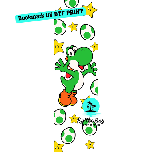 Green Turtle Bookmark Decal