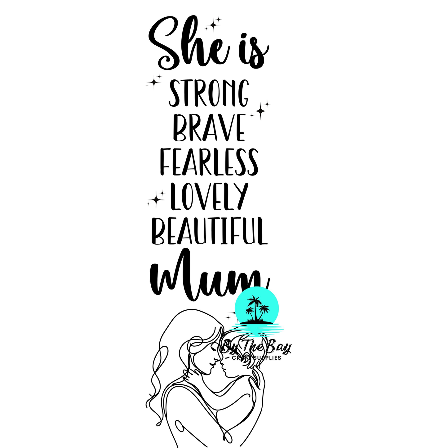 She is Mum Bookmark Decal (Variety)