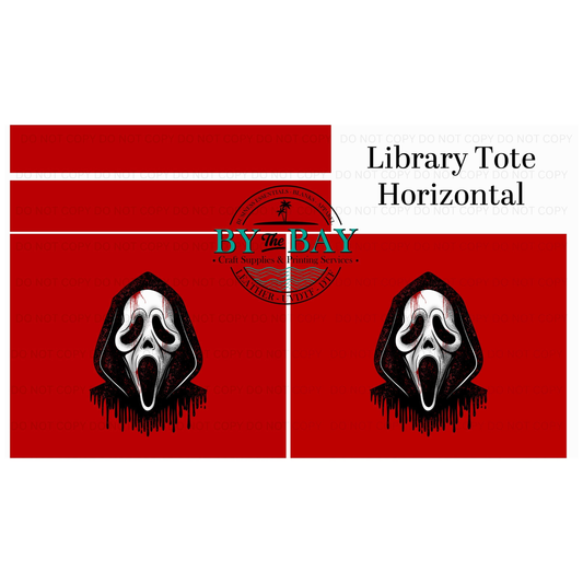 GF Red Horizontal Library Tote