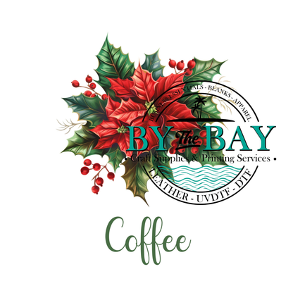 Christmas Flower Tea/Coffee/Sugar uv decal