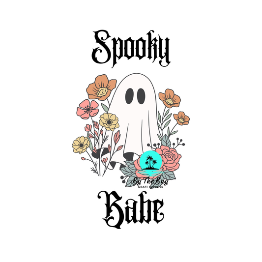 Spooky Babe peach - Keyring UV Print