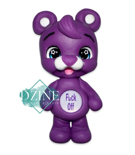 Swear Bears - Light purple - *FU*K OFF*