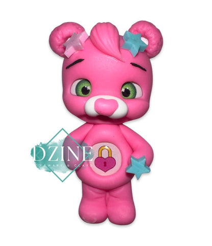 Hot pink locket bear