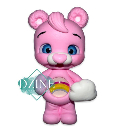 Pink rainbow bear