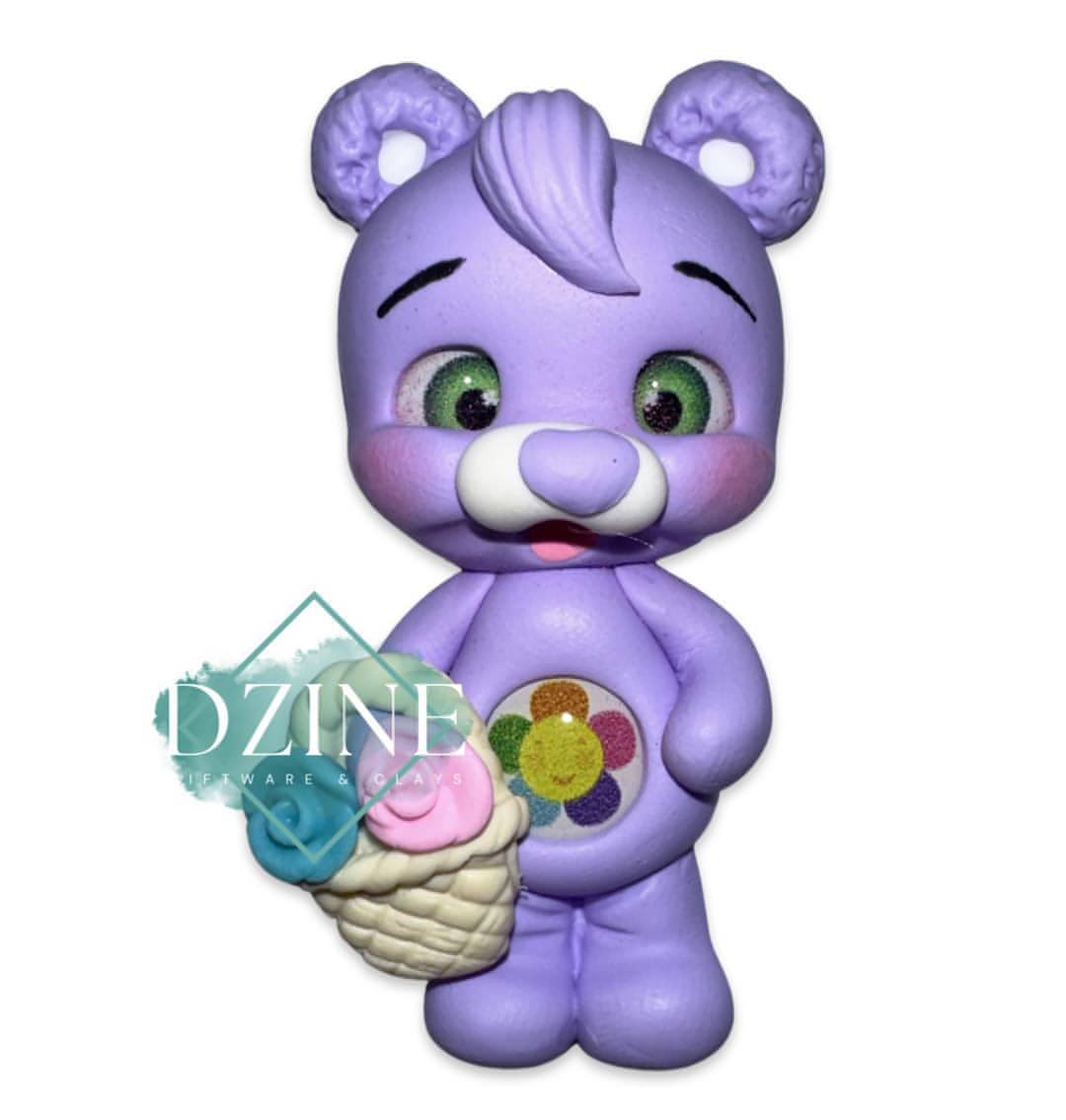 Purple flower bear