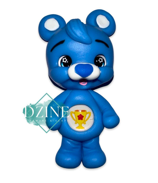 Blue trophy bear