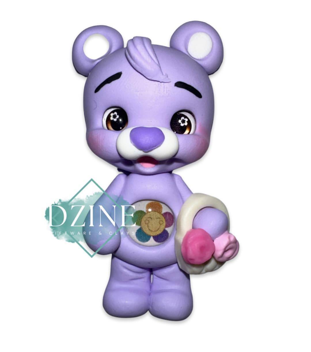 Purple flower bear