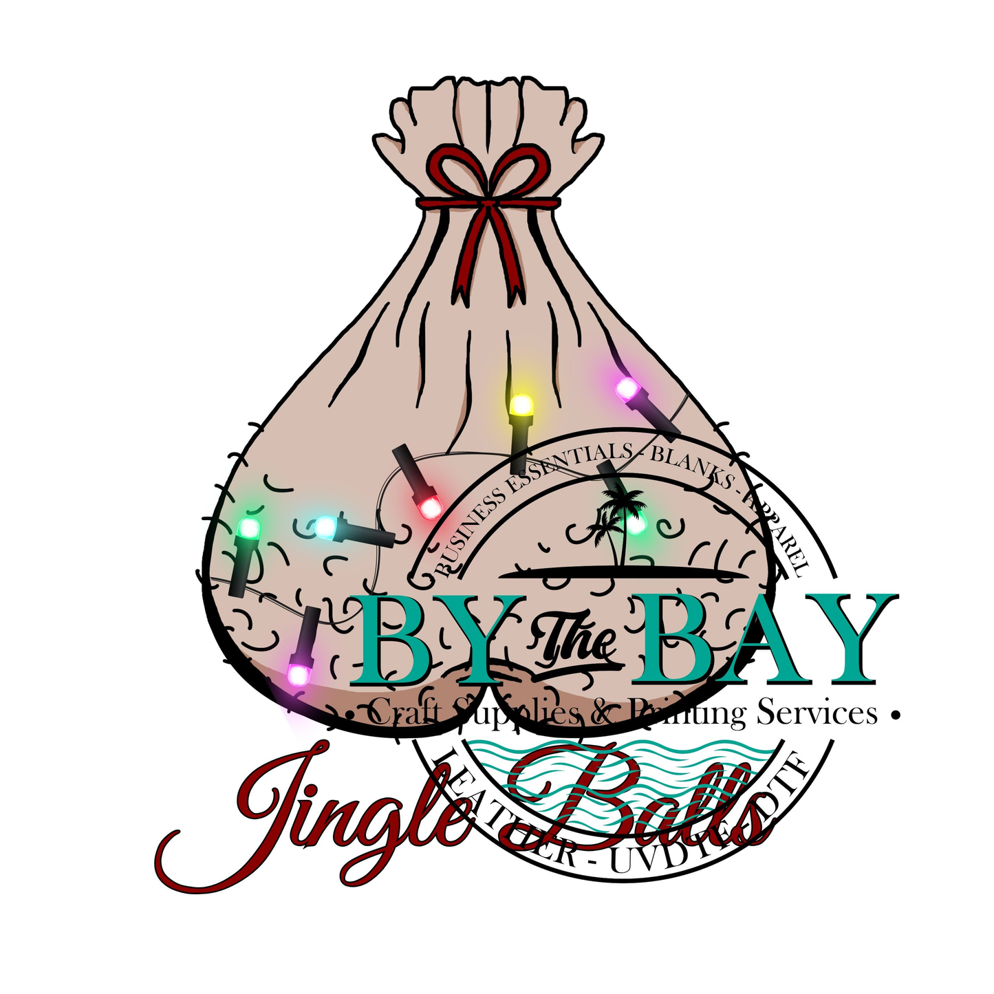 Jingle Balls Sack lights UVDTF Decal