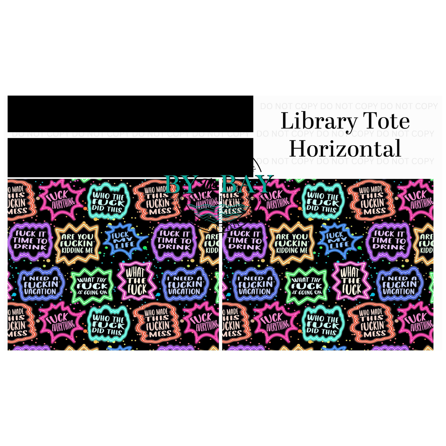 FK Horizontal Library Tote