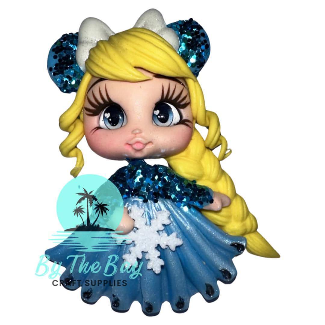 Frozen princess with snowflake