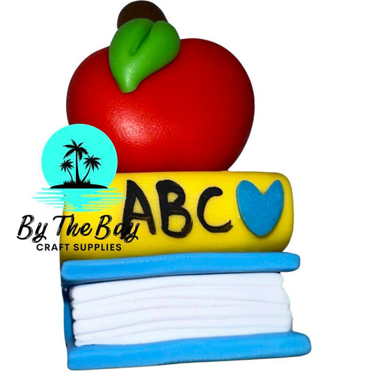 ABC books with apple