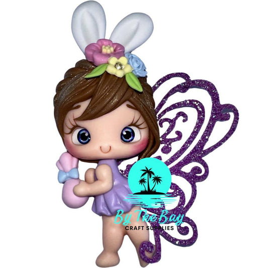 Easter fairy brown hair