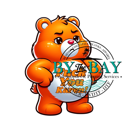 Orange FU Bear