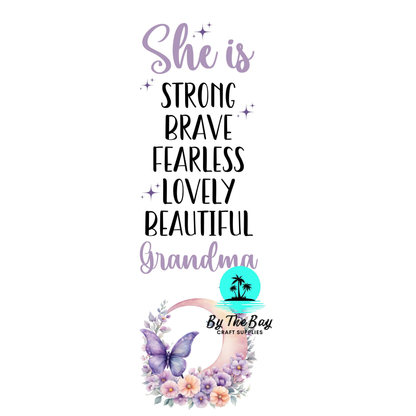 She is... Bookmark Decal (Variety)