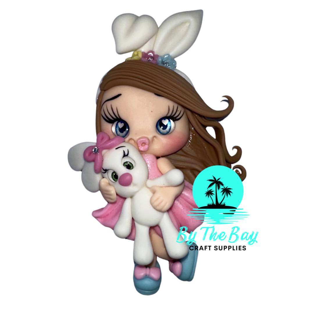 Girl with large Bunny