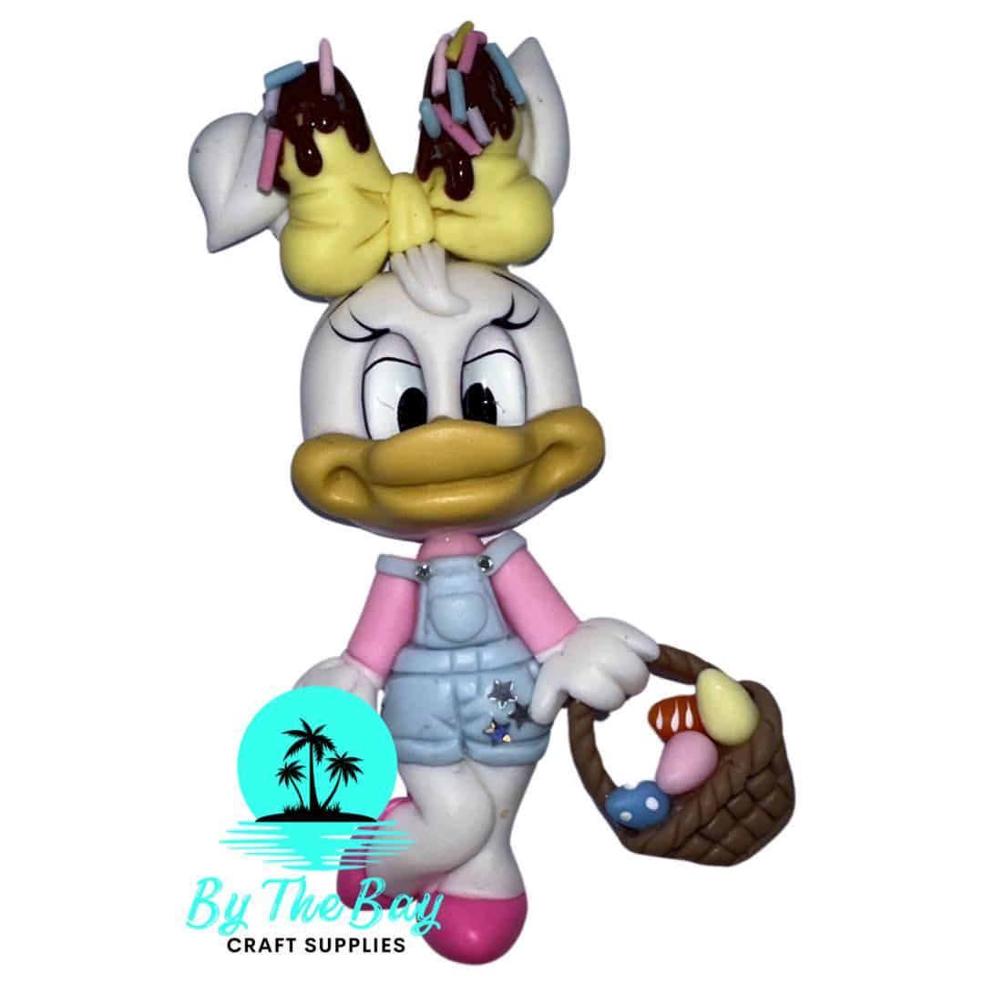 Girl duck with Easter basket