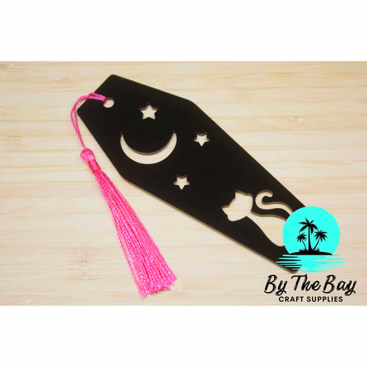 Cat & Moon Bookmark Blank