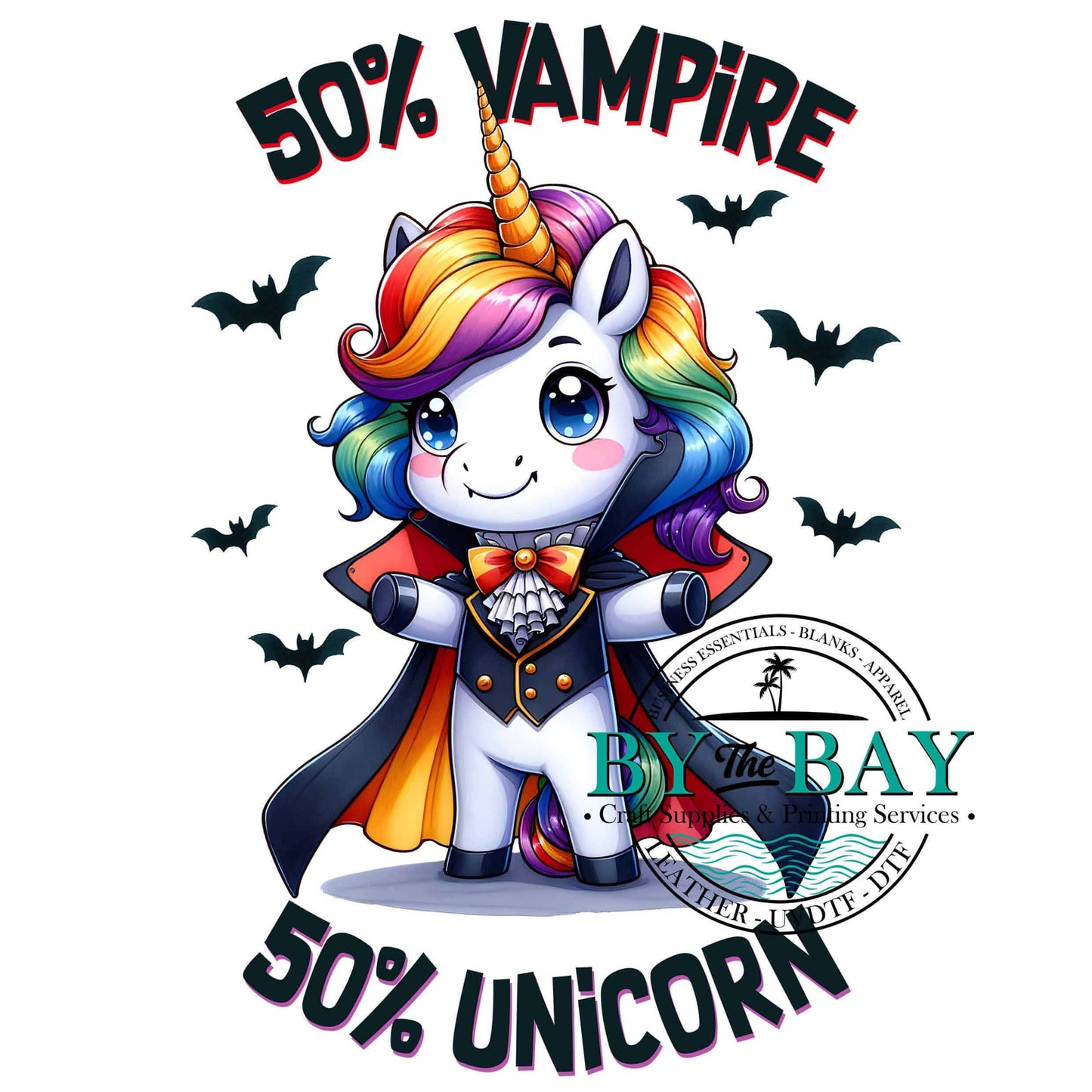 50% Unicorn 50% Vampire