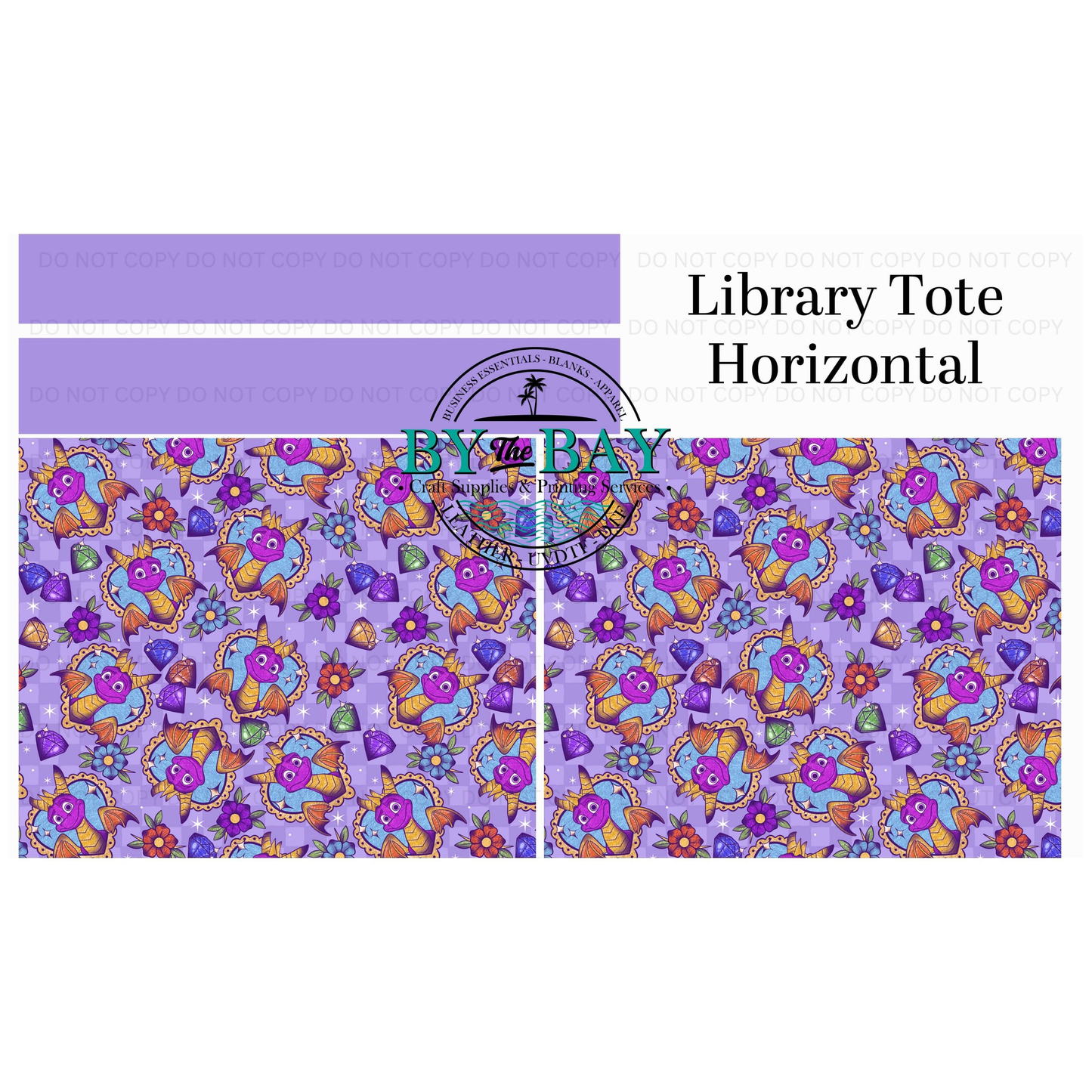 Spiro Horizontal Library Tote