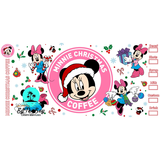 Miss mouse christmas coffee