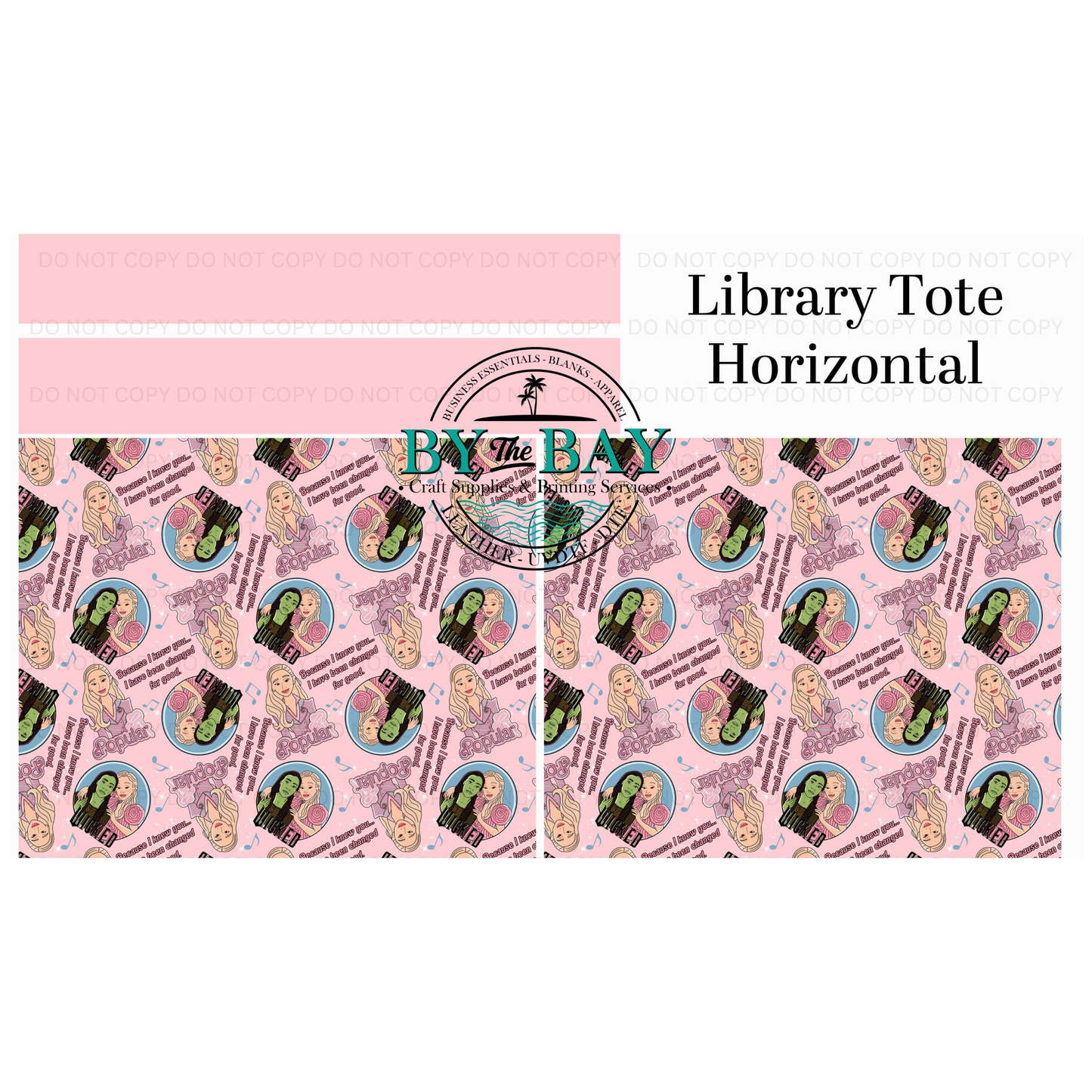 Popular Horizontal Library Tote