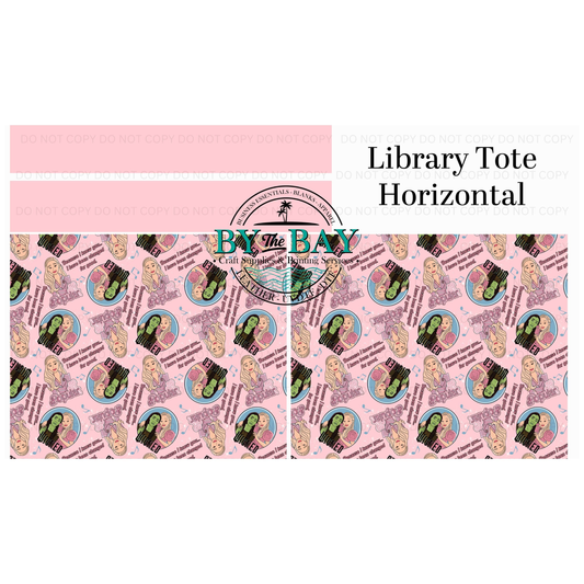 Popular Horizontal Library Tote