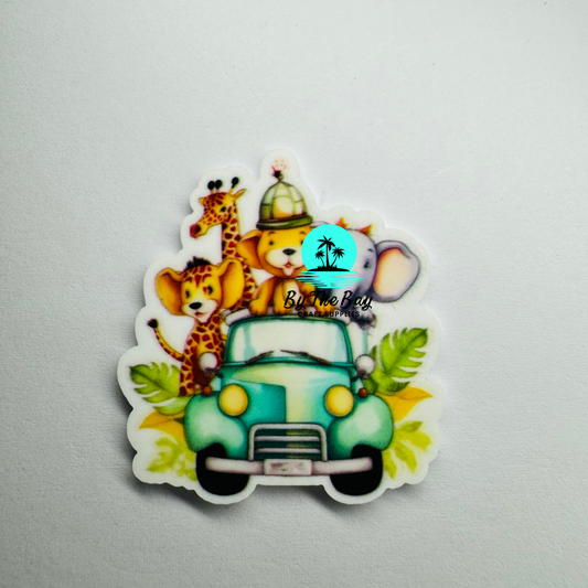 Jungle animal car