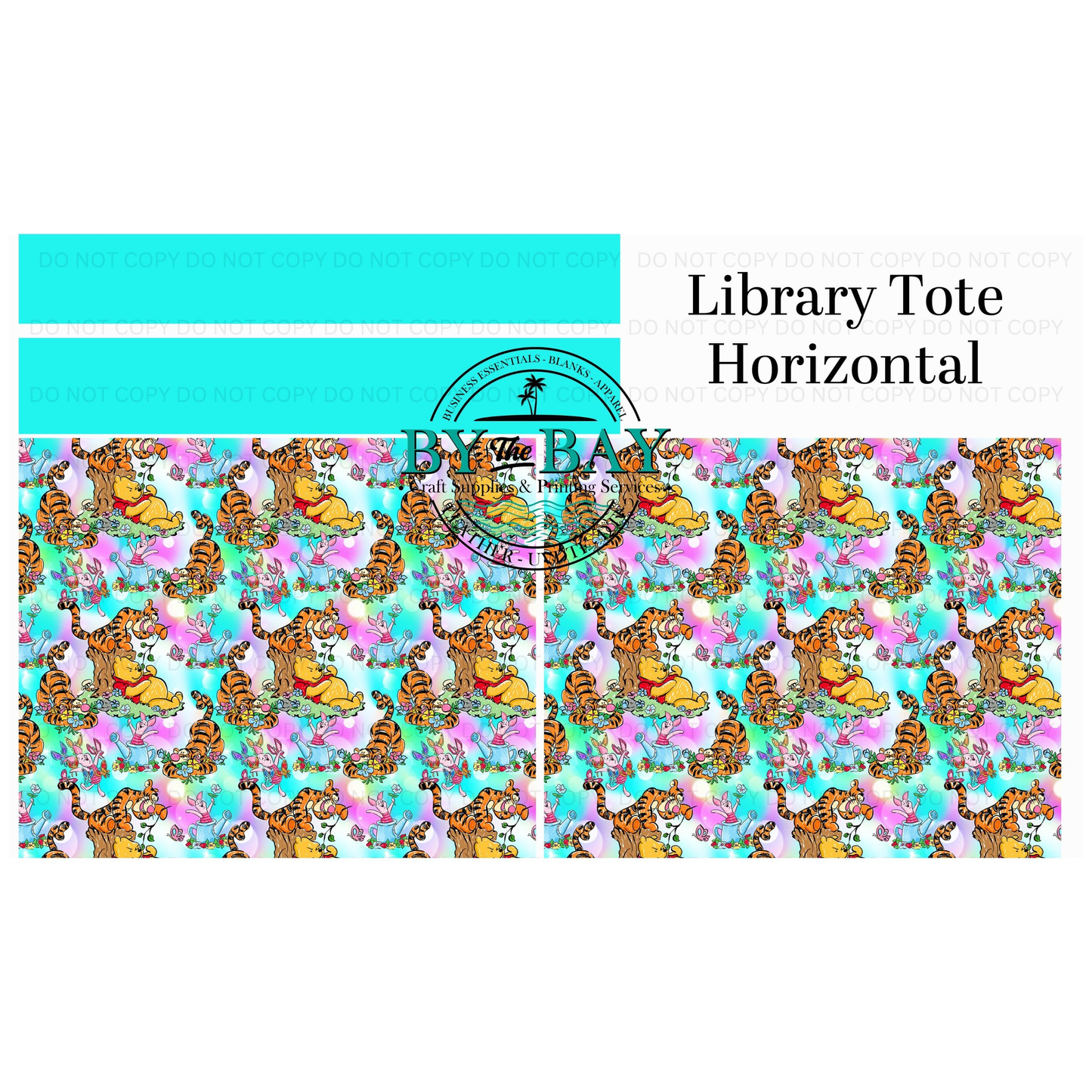 Pooh Horizontal Library Tote