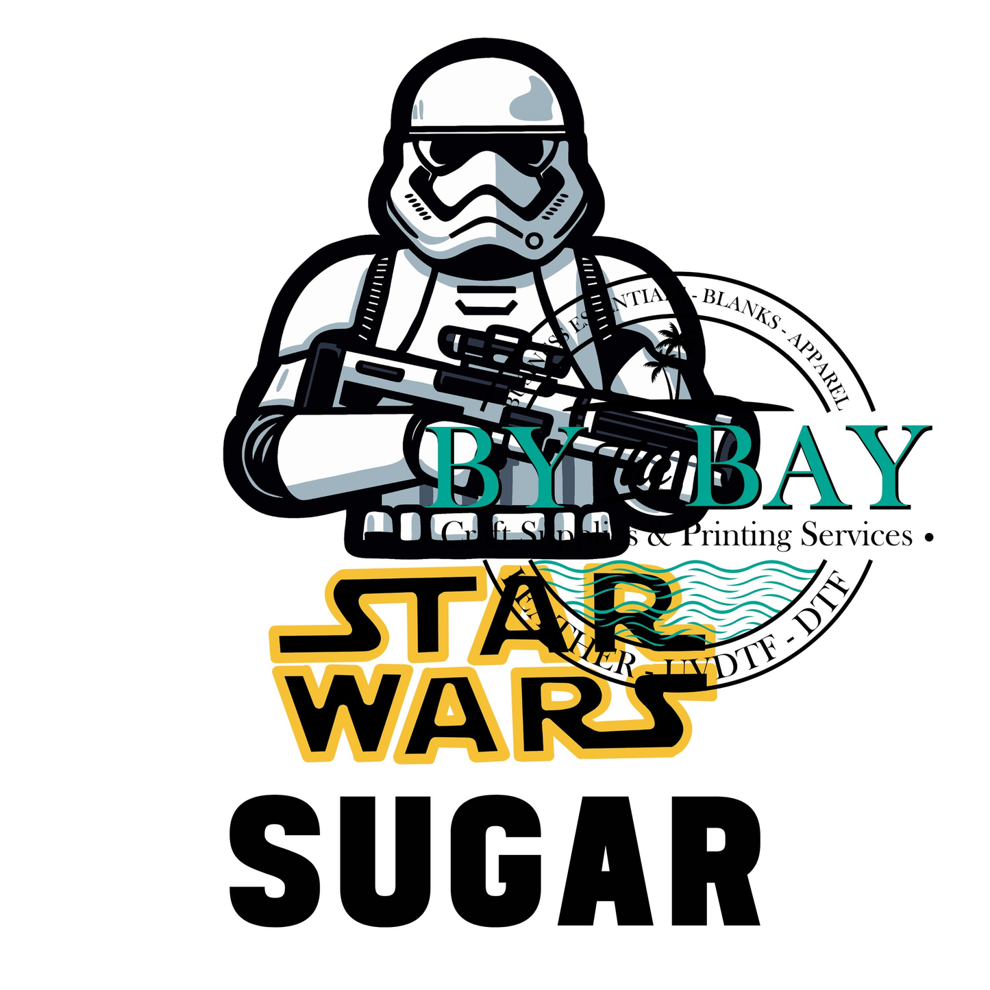 Trooper Tea/Coffee/Sugar uv decal