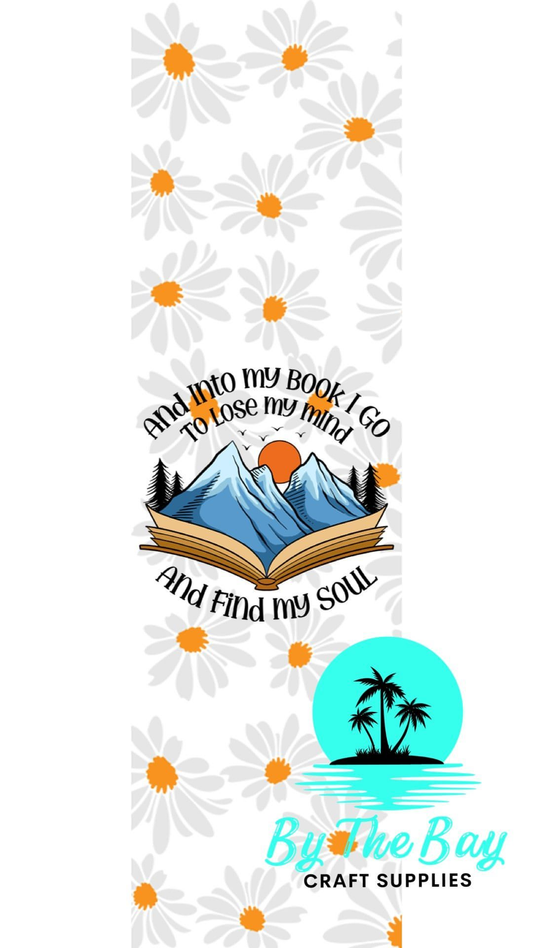 And into my book I go bookmark decal