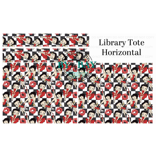 Betty Horizontal Library Tote