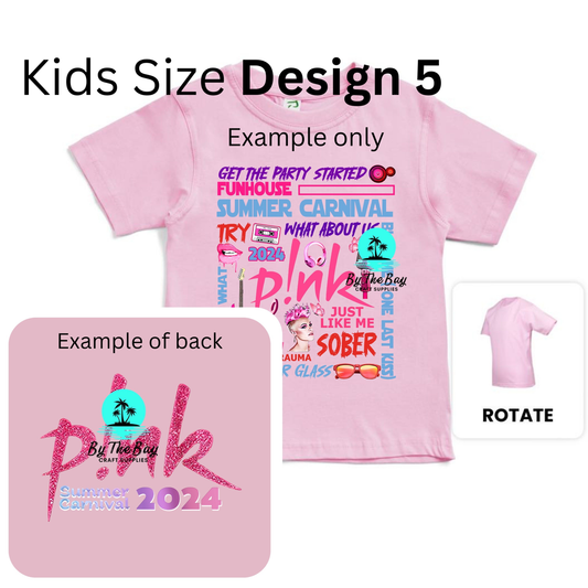 P Sing Design 5 (Kids) - Completed T-Shirts