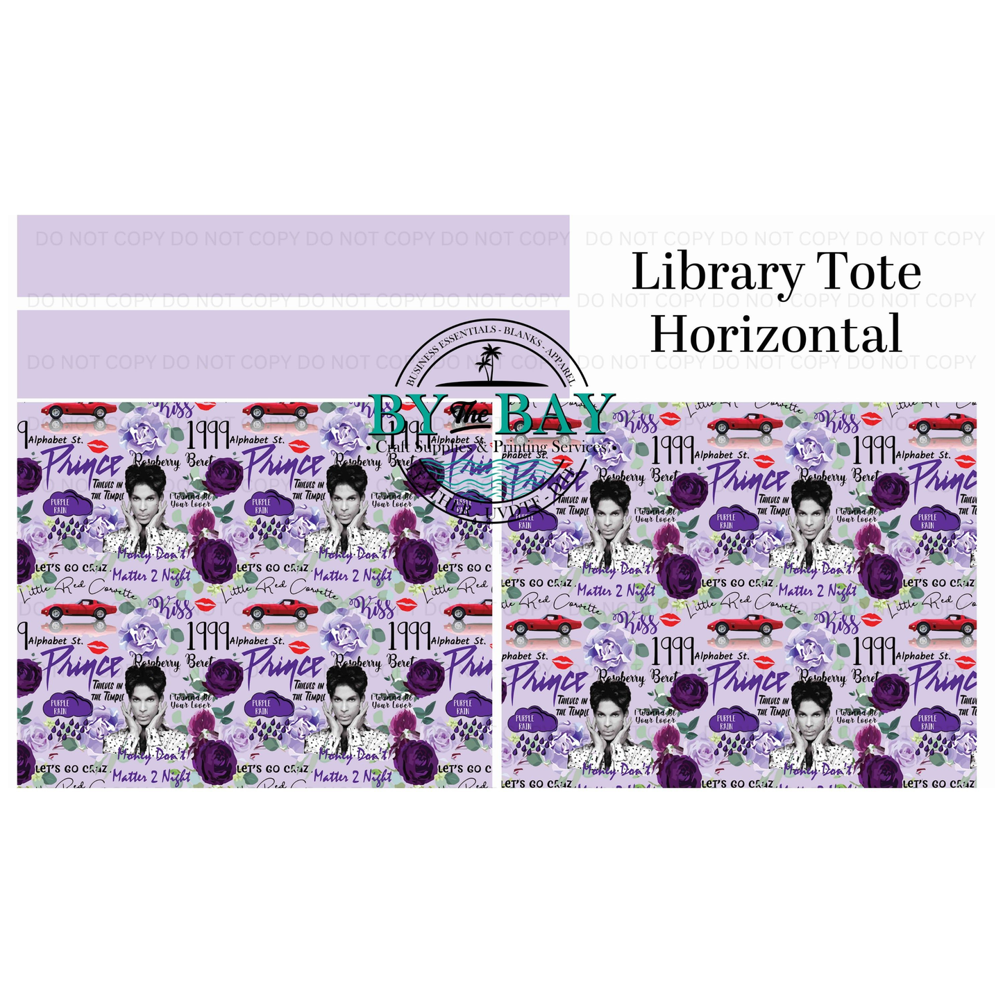 Prince Horizontal Library Tote