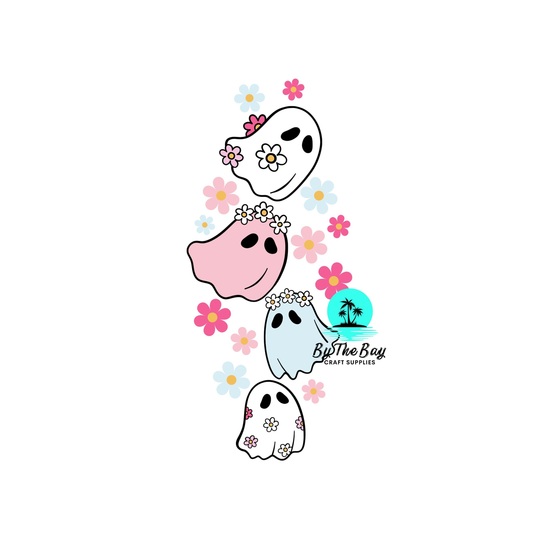 Cute Ghosts - Keyring UV Print