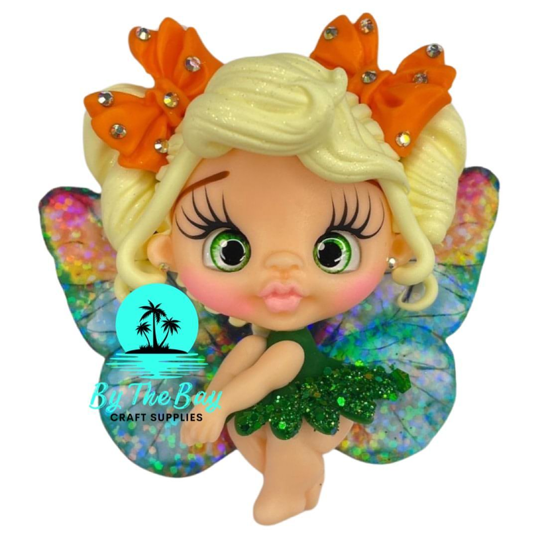 Fairy with orange bows